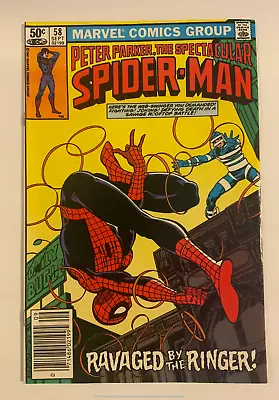 Buy Peter Parker The Spectacular Spider-Man #58 - Marvel 1981 - Newsstand  • 6.40£
