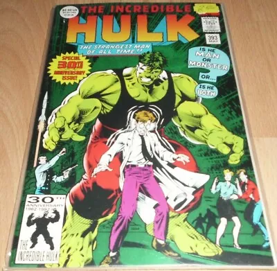 Buy Incredible Hulk (1962-1999 1st Series) #393...Published May 1992 By Marvel  • 14.95£