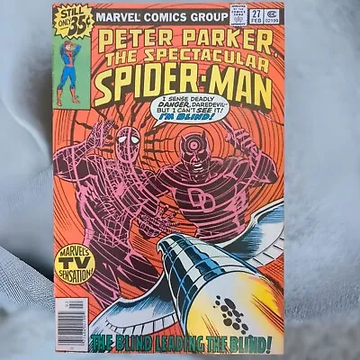 Buy Spectacular Spider-man #27 (1979) Key Comic 1st Art By Frank Miller On Daredevil • 31.62£