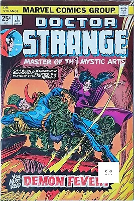 Buy Doctor Strange Vol 2 #7 1975 Marvel Comics Inked By John Romita Sr Bronze Age FN • 24.99£