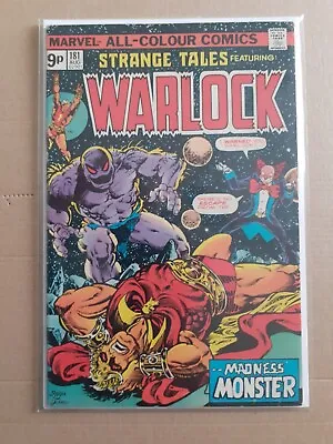 Buy Strange Tales No 181 Warlock 2nd Gamora 1975 UK Price Variant Fine Marvel Comic • 14.99£