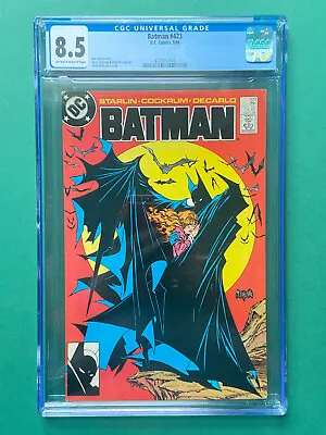 Buy Batman #423 CGC 8.5 (DC 9/88) 1st Print - Iconic Cover Art By Todd McFarlane Key • 199.99£