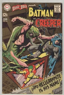 Buy Brave And The Bold #80 October 1968 VG Batman/Creeper, Neal Adams Cover And Art • 12.58£