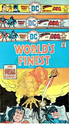 Buy World's Finest #232 #233 #236  Superman!  Batman!  Atom!  Super-sons!   Vg (4.0) • 15.77£