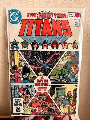 Buy Key Issue The New Teen Titans 8 1st App. Terry Long Dc 1981 • 17.50£