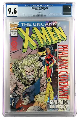 Buy Uncanny X-Men #316 Foil Wraparound Cover CGC NM+ 9.6 White Pages 4016747013 • 35.35£