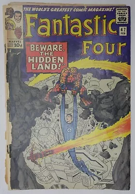 Buy Fantastic Four #47 1st App Maximus Marvel Comics (1966) • 21.99£