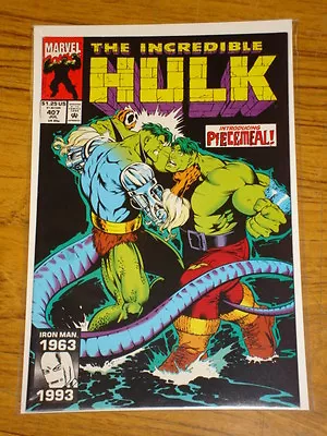 Buy Incredible Hulk #407 Vol1 Marvel Nm (9.4) 1st App Piecemeal July 1993 • 6.99£