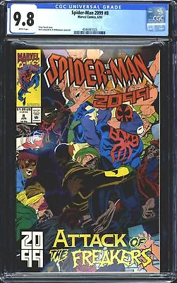 Buy Spider-Man 2099 #8 CGC 9.8 Marvel 1993 Peter David Story Williamson Cover & Art • 69.91£