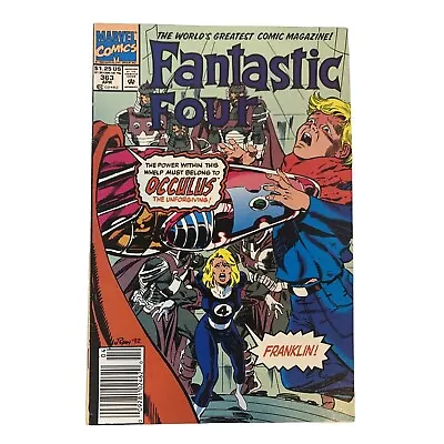 Buy Fantastic Four #363 Newsstand Variant 1992 Marvel NM • 1.57£