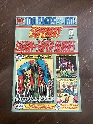 Buy Superboy #202 (DC, 1974) Key - 1st Interior Art By Mike Grell VF/VF+ • 31.62£