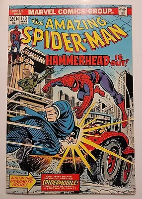 Buy Amazing Spider-Man #130 NM+ 1st App Spider-Mobile 1974 John Romita Sr High Grade • 159.10£