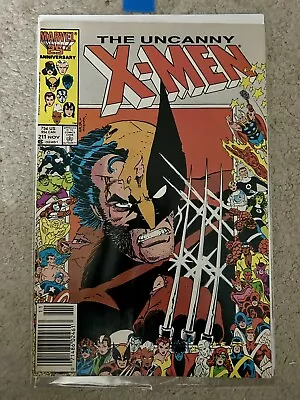 Buy Uncanny X-Men #211 - 1st Full App The Marauders/Marvel 25th Anniversary Cover VF • 7.87£