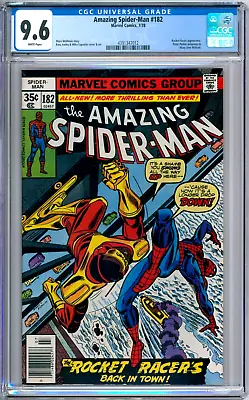 Buy Amazing Spider-Man 182 CGC Graded 9.6 NM+ Marvel Comics 1978 • 241.24£