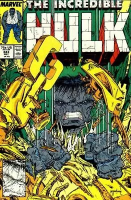 Buy Marvel Comics The Incredible Hulk Vol 1 #343A 1988 7.0 FN/VF 🔑 • 16.85£