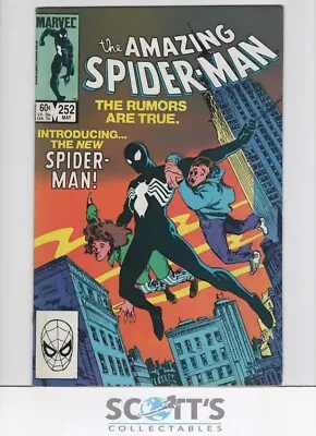 Buy Amazing Spider-man  #252  Vf+   Black Costume • 200£