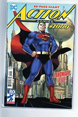 Buy DC Action Comics 1000 Comic High Grade NM 9.0 Key Superman Jim Lee Cover Hot Fun • 6.99£