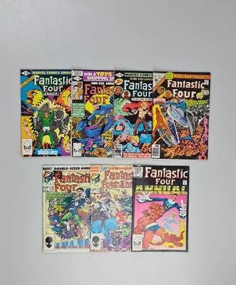 Buy Marvel Comic Group - Fantastic Four Annuals - Issues 12, 14, 15, 16, 17, 18 & 19 • 49.99£