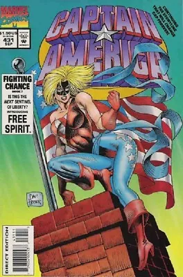 Buy Captain America (Vol 1) # 431 (VryFn Minus-) (VFN-) Marvel Comics AMERICAN • 8.98£