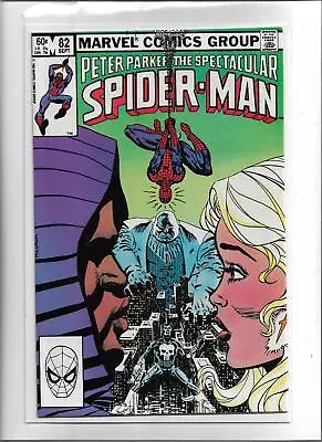 Buy Peter Parker, The Spectacular Spider-man #82 1983 Near Mint 9.4 3778 Punisher • 7.93£