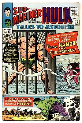 Buy TALES TO ASTONISH #70 VG/F, Sub-Mariner & Hulk Begin, Kirby, Marvel Comics 1965 • 79.06£