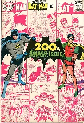 Buy Batman  # 200   VERY FINE NEAR MINT    March 1968  Scarecrow App.  Joker, Pengui • 277.21£