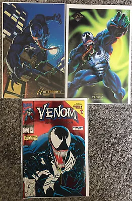 Buy 1993 Venom Lethal Protector #1 + 2 Marvel & Flair Venom Prints • 15.80£