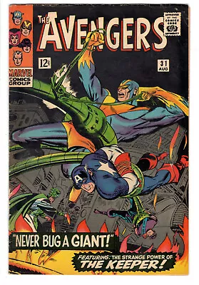 Buy Avengers #31 (1966) - Grade 6.5 - Never Bug A Giant - Don Heck Cover! • 55.21£