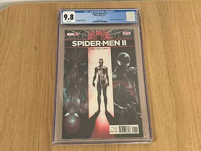 Buy Spider-Men II #1 (2017) CGC 9.8 - 1st App Of Evil Miles Morales • 71.95£