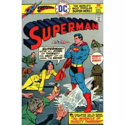 Buy Superman (1939 Series) #293 In Very Fine Condition. DC Comics [y: • 13.65£