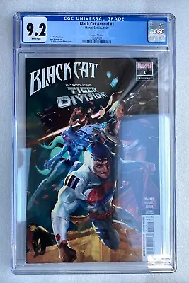 Buy Black Cat Annual #1 2nd Print Cgc 9.2 1st App + Cover App Tiger Division • 74.99£
