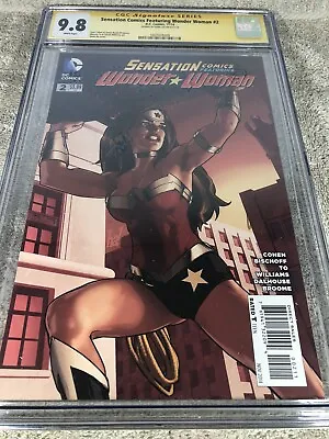 Buy Sensation Comics Wonder Woman 2 CGC SS 9.8 Gene Ha 11/14 • 118.94£