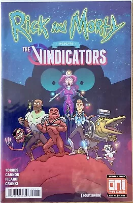 Buy Rick And Morty The Vindicators #1, Cover A, FIRST APPEARANCE PICKLE RICK, VGC • 9.99£