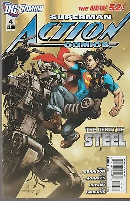 Buy Dc Comics Action Comics #4 (2012) New 52 1st Print Vf+ • 2.25£