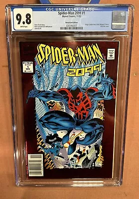 Buy Spider-Man 2099 #1 NEWSSTAND CGC 9.8 NM Marvel Comics 1992 *RARE* • 550£