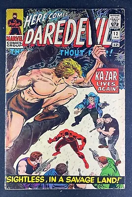 Buy Daredevil (1964) #12 FN- (5.5) 1st App Plunderer John Romita Cover/Art • 39.43£