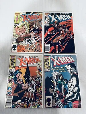 Buy Uncanny X-Men #210 211 212 213 (1986) Wolverine Vs Sabretooth Mutant Massacre • 43.36£