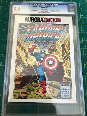 Buy Aurora Comic Scenes #192-140 CGC 9.9 Not 9.8  1974 Captain America Instructions • 275.93£