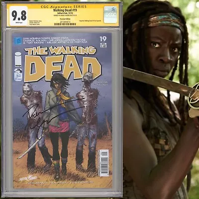 Buy CGC SS 9.8 Walking Dead #19 Peru Variant Signed By Danai Gurira Michonne • 652.25£