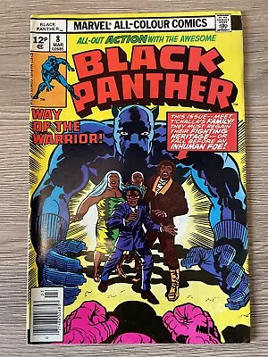 Buy Black Panther 8 1977 'Way Of The Warrior, Marvel Comics. Pence Copy • 10.95£