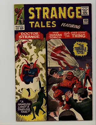 Buy Strange Tales 133 F/VF Doctor Strange Thing Ditko Kirby 1965 • 35.61£