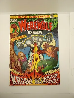 Buy Werewolf By Night #8 Marvel Comics (1973)  1st Appearance Krogg • 11.86£