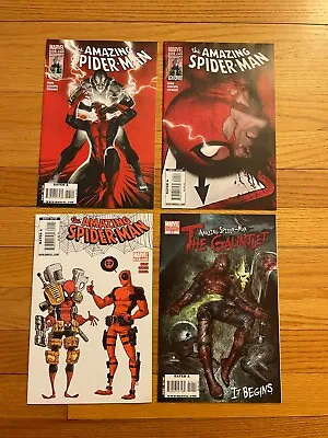 Buy Amazing Spider-Man #611 #612 #613 #614 Marvel Comics 2010 NM Deadpool P • 35.74£
