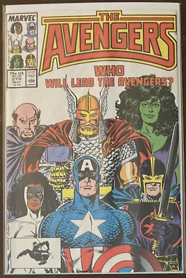Buy Avengers #279 VF/NM 9.0 MARVEL COMICS 1987 WHO WILL LEAD THE AVENGERS? • 2.38£