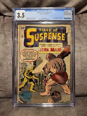 Buy Tales Of Suspense #40 CGC 3.5 Ow/w Pages 2nd Appearance Of Iron Man • 479.67£