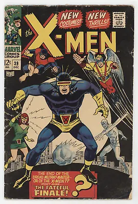 Buy Uncanny X-Men 39 Marvel 1967 VG FN Cyclops Origin Banshee • 87.23£