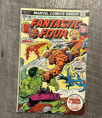 Buy Fantastic Four (Vol. 1) #166 Marvel Comics | Hulk Vs The Thing • 13.46£