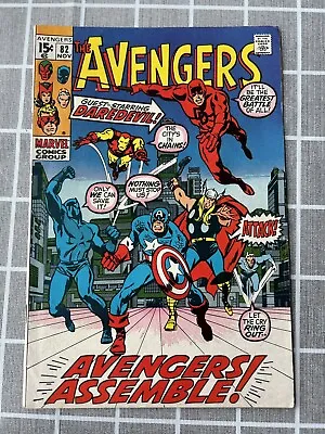 Buy #82 Avengers, V/F,Daredevil, Black Panther Marvel • 82.98£