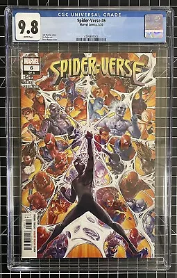Buy SPIDER-VERSE #6 CGC 9.8  White Pages 2020  Only 72 On Census Scuff Side Of Slab • 429.32£