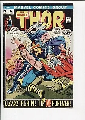 Buy Thor 201 Vf Origin Ego-prime Buscema 1972 • 9.65£